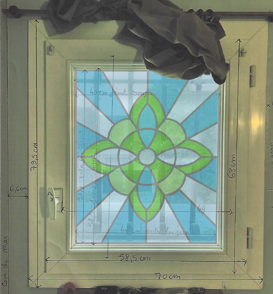 Simulation du projet dans la fenêtre du client